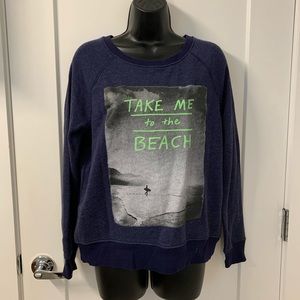 American Eagle “Take Me to the Beach” Sweatshirt